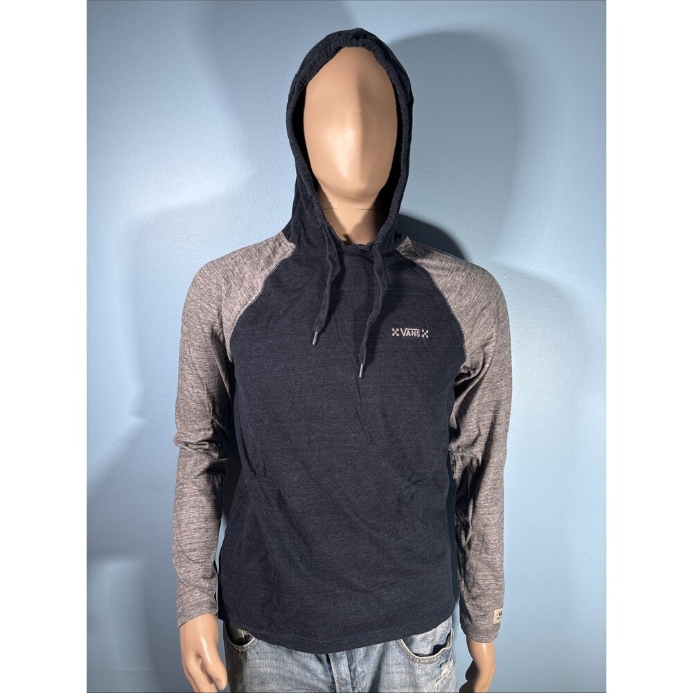 Vans Hooded Shirt (Men’s size S) • Raglan Sleeve • Colorblock • Fall 2021 • EUC